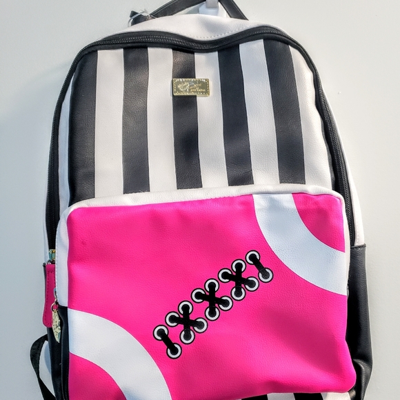 Betsey Johnson Bags Host Pick Nwot Betsey Johnson Football Backpack